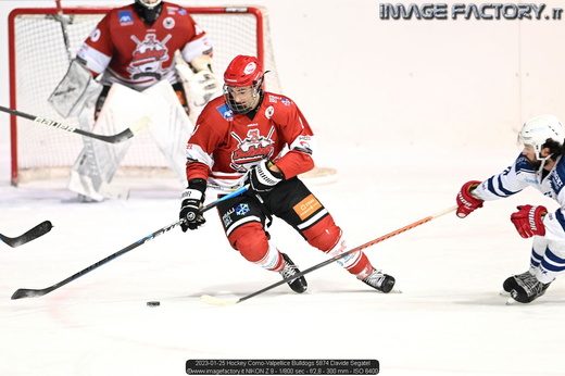 2023-01-25 Hockey Como-Valpellice Bulldogs 5874 Davide Segatel